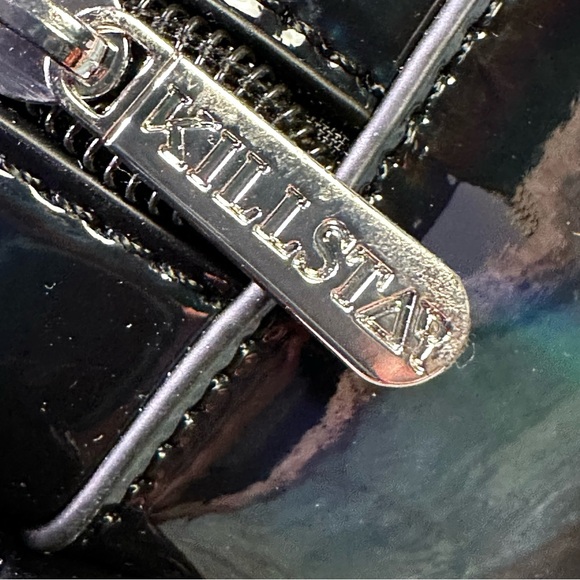 Killstar black patent rainbow fanny pack waist bag NWT - Picture 8 of 13